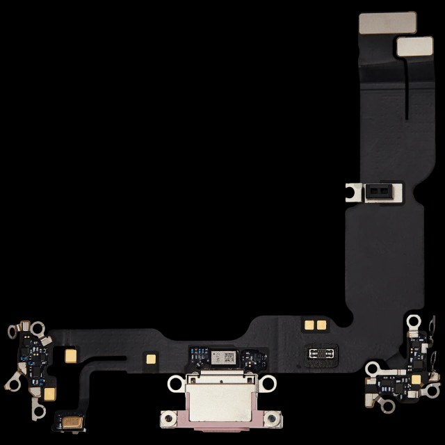Flat connettore di ricarica per iPhone 15 Plus (Used Service Pack Pull) (Rosa)