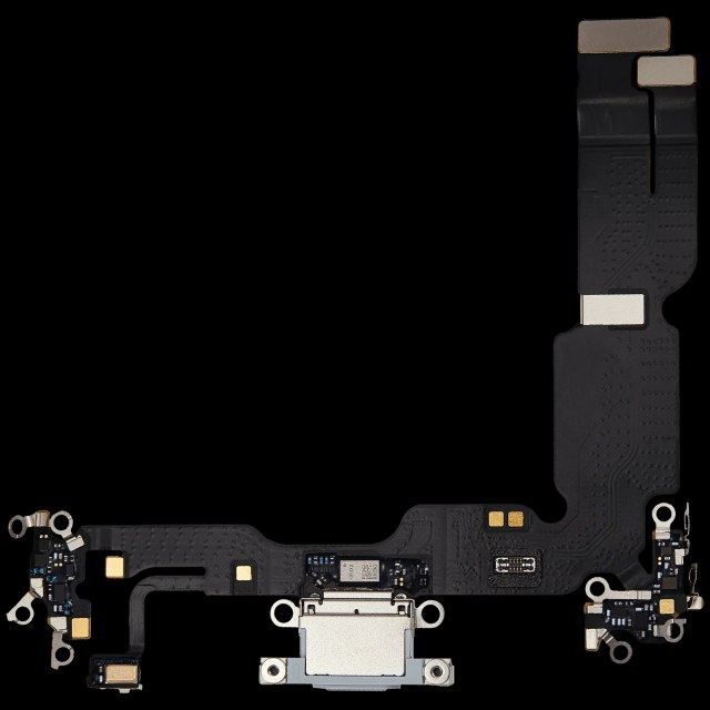 Flat connettore di ricarica per iPhone 15 Plus (Used Service Pack Pull) (Blu)