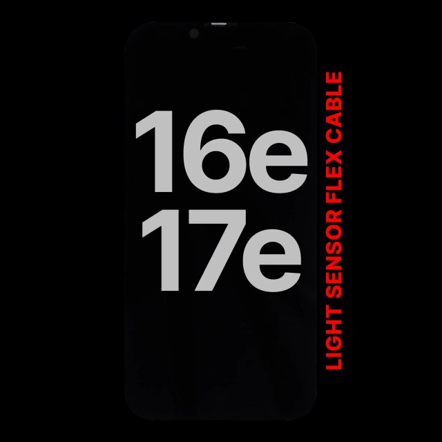 Display OLED completo compatibile per iPhone 17e / 16e con Sensore luminosità flat (Used Service Pack Pull: grado A)