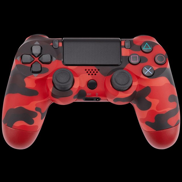 DoubleShock 4 Wired Controller per Playstation 4 (Rosso Camo)