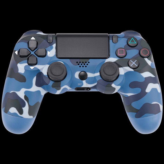 DoubleShock 4 Wired Controller per Playstation 4 (Blu Camo)
