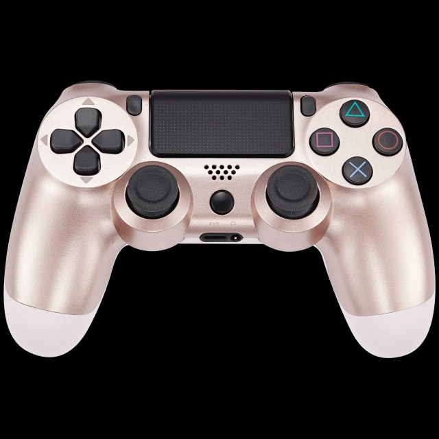 DoubleShock 4 Wired Controller per Playstation 4 (Oro rosa)