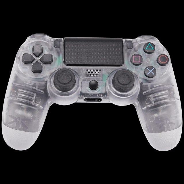 DoubleShock 4 Wired Controller per Playstation 4 (Crystal Bianco)