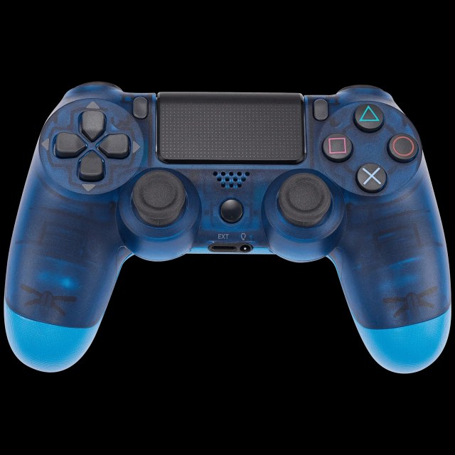 DoubleShock 4 Wired Controller per Playstation 4 (Crystal Blu)