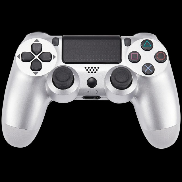 DoubleShock 4 Wired Controller per Playstation 4 (Argento)