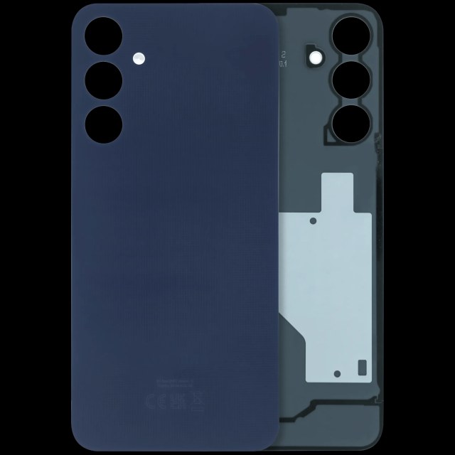 vetro cover posteriore per Samsung Galaxy A25 5G (A256 / 2023) (Service Pack) (Blu Nero)