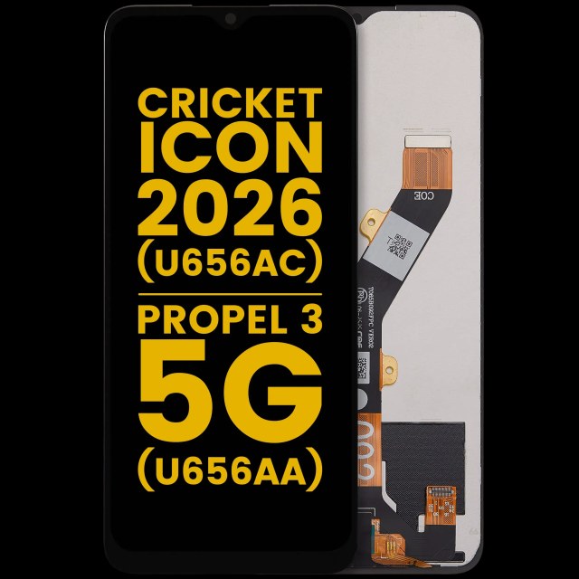 Display LCD completo senza Frame per Cricket lcon (2026) (U656AC) / AT e T Propel 3 5G (U656AA) (Refurbished) (tutti i colori)