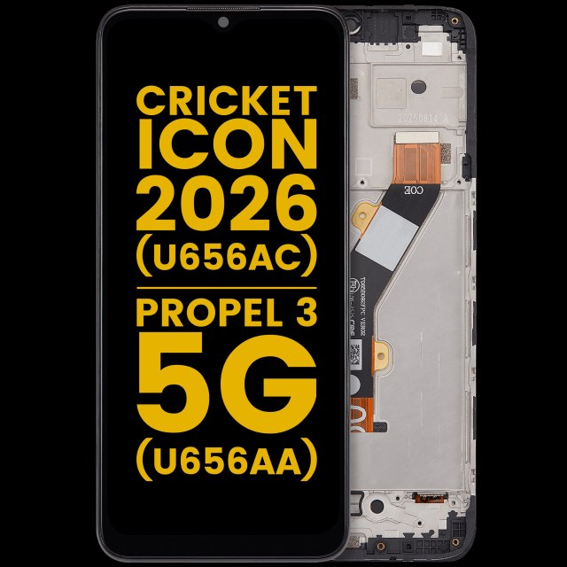 Display LCD completo con Frame per Cricket lcon (2026) (U656AC) / AT e T Propel 3 5G (U656AA) (Refurbished) (tutti i colori)