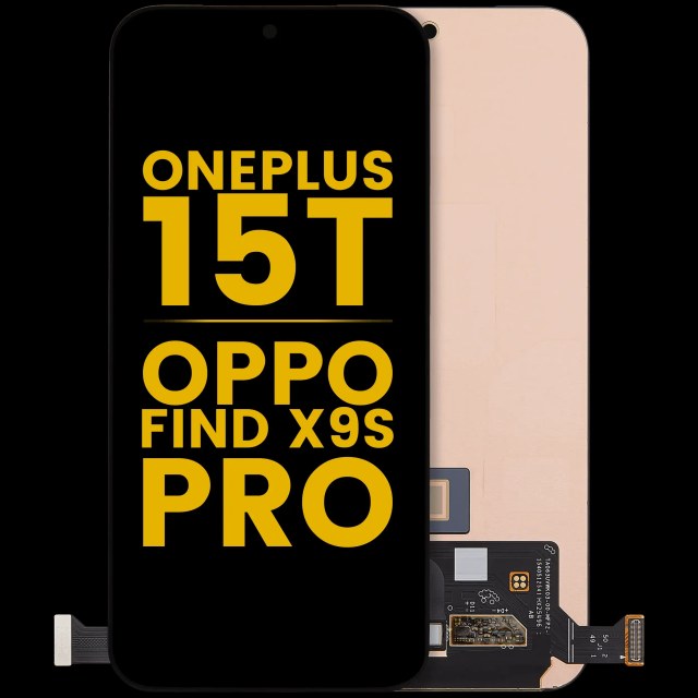 Display OLED completo senza Frame per OnePlus 15T / Oppo Find X9s Pro (2026) (Refurbished) (tutti i colori)