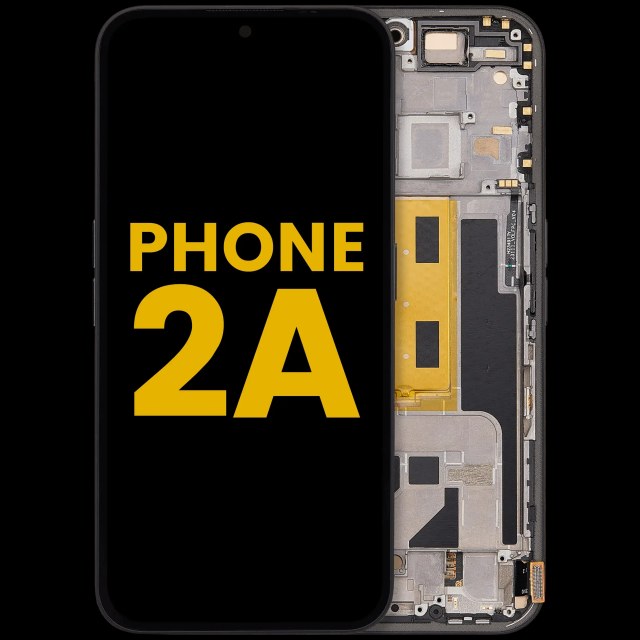 Display OLED completo con Frame per Nothing Phone (2a) (Refurbished) (Nero)