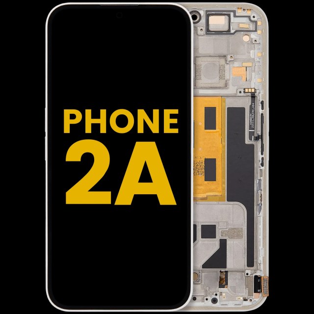 Display OLED completo con Frame per Nothing Phone (2a) (Refurbished) (Bianco)
