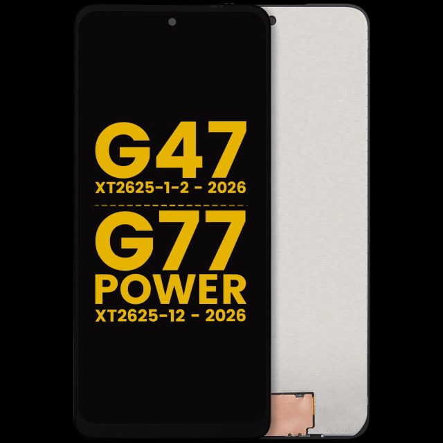 Display LCD completo senza Frame per Motorola Moto G37 (XT2625 / 2026) / G37 Power (XT2625 / 2026) / G47 (XT2625 / 2026) (Refurbished) (tutti i colori)