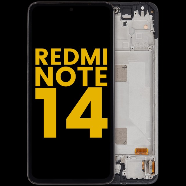 Display OLED completo con Frame per Xiaomi Redmi Note 14 4G (versione EU) (Refurbished) (tutti i colori)