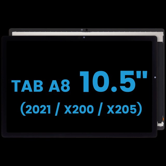 Display LCD completo senza Frame per Samsung Galaxy Tab A8 10.5" (2021) (X200 / X205) (Aftermarket) (Nero)