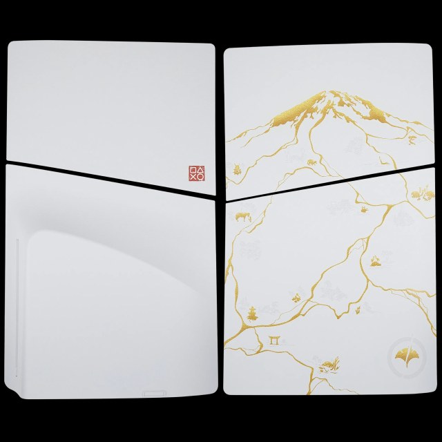 Faceplate Cover (Top e Bottom) per PlayStation 5 Slim (Disc Edition) (Ghost Of Yotei)