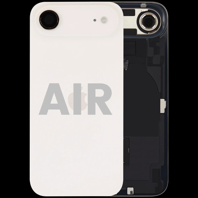 Vetro posteriore con magnete MagSafe, NFC e flat flash per iPhone Air (Used Service Pack Pull: Grade B) (Oro chiaro)