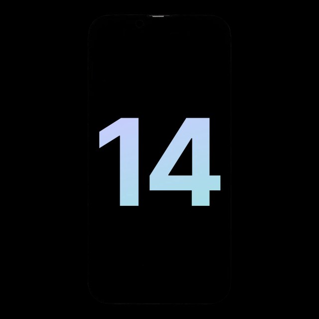 Display OLED completo per iPhone 14 (Service Pack)