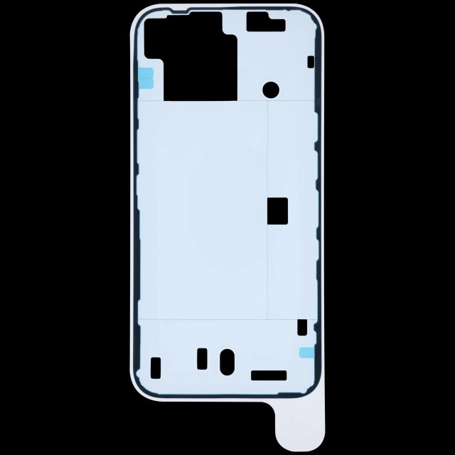 Adesivo cover posteriore per iPhone 14 (Service Pack) (Nero) (30 pezzi)