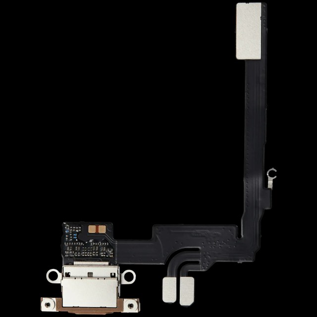 Flat connettore di ricarica con scheda per iPhone 16 Pro (Service Pack) (Titanio sabbia)