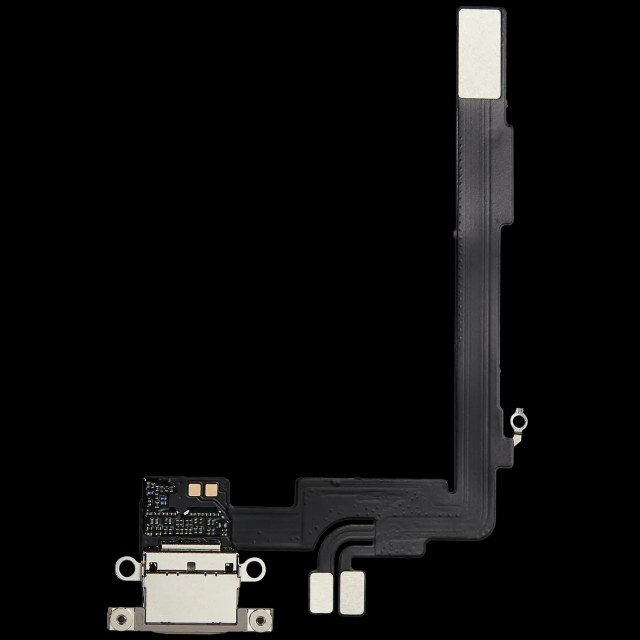 Flat connettore di ricarica con scheda per iPhone 16 Pro Max (Service Pack) (Titanio naturale)
