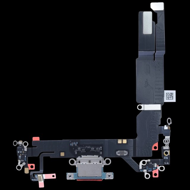 Flat connettore di ricarica con scheda per iPhone 16 (EU / UK / CA) (Service Pack) (Verde petrolio)