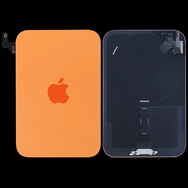Vetro posteriore con magnete MagSafe, NFC e flat flash per iPhone 17 Pro (Service Pack) (Cosmic Arancione)