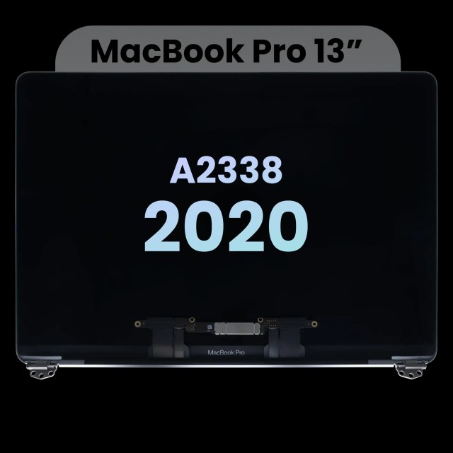 Display LCD completo per MacBook Pro 13" A2338 (2020) (Service Pack) (Grigio siderale)