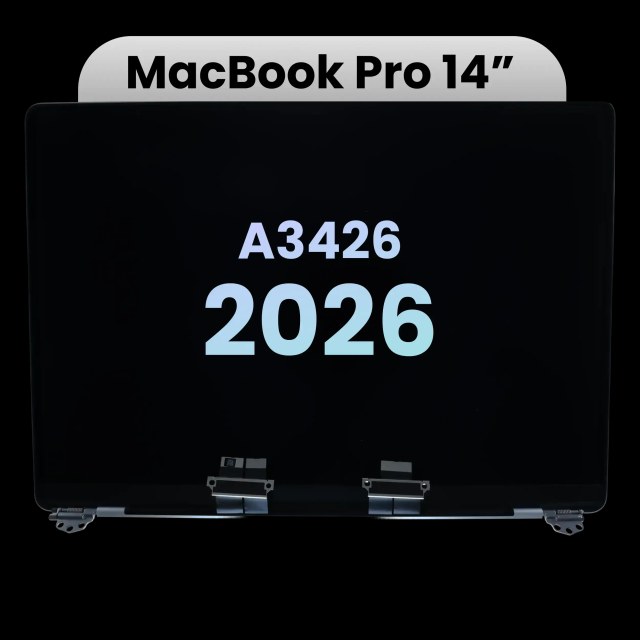 Display LCD completo per MacBook Pro 14" A3426 (2026) (Service Pack) (Argento)