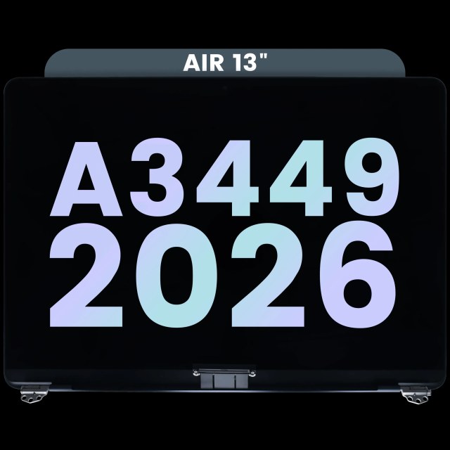 Display LCD completo per MacBook Air 13" A3449 (2026) (Service Pack) (Mezzanotte)