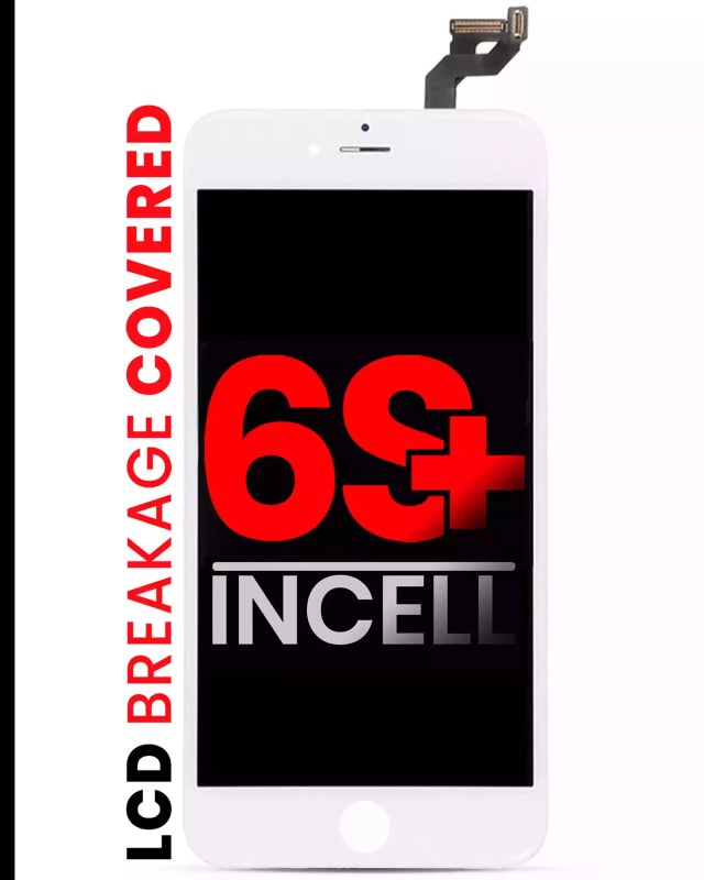 LCD Assembly With Steel Plate per iPhone 6S Plus (Bianco)