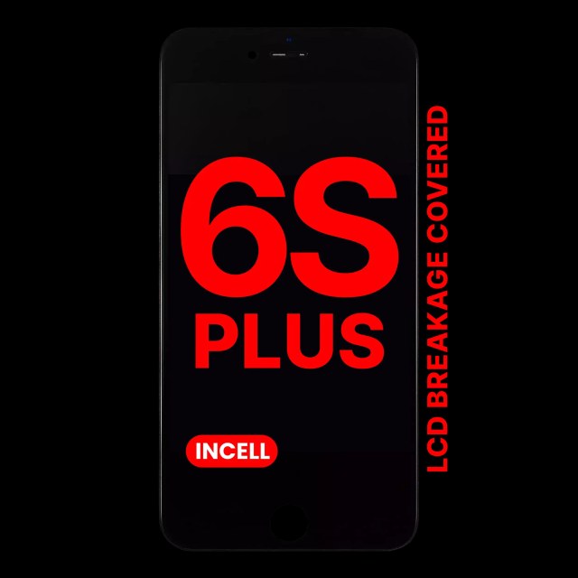 LCD Assembly With Steel Plate per iPhone 6S Plus (Nero)