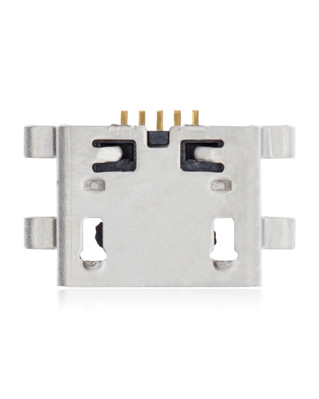 Connettore di ricarica soldering requiRosso - 05 Pin - Micro A - 4 Anchor Points (C094)