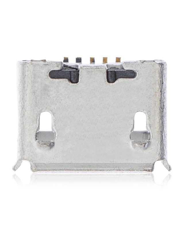 Connettore di ricarica soldering requiRosso - 05 Pin - Micro B - 4 Anchor Points (C156)