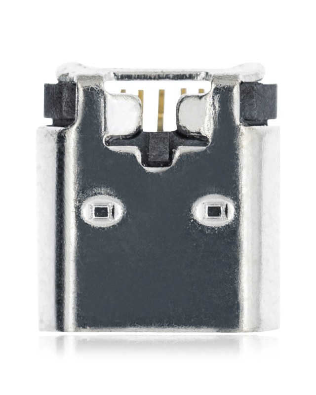 Connettore di ricarica soldering requiRosso - 05 Pin - Micro B - 4 Anchor Points (C194)