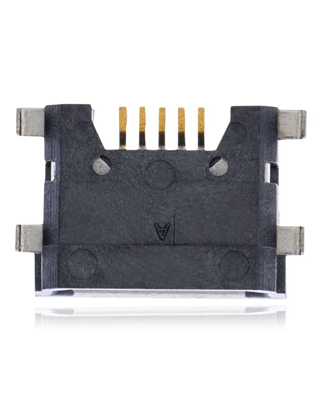 Connettore di ricarica soldering requiRosso - 05 Pin - Micro B - 4 Anchor Points (C271)