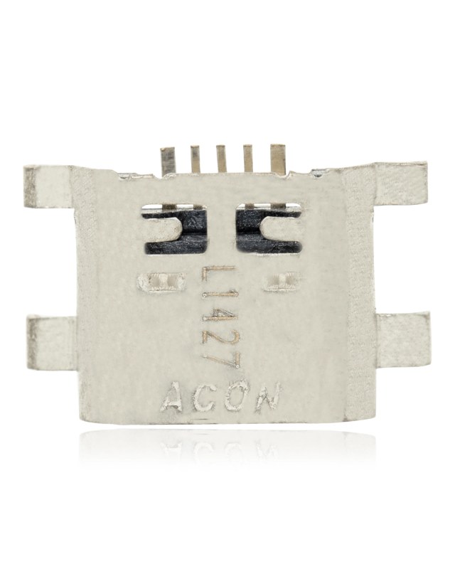 Connettore di ricarica soldering requiRosso - 05 Pin - Micro B - 4 Anchor Points (C398)
