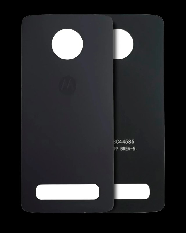 Back Cover Glass per Motorola Moto Z4 (XT1980-3 / XT1980-4 / 2019) (Genuine OEM) (Gray)