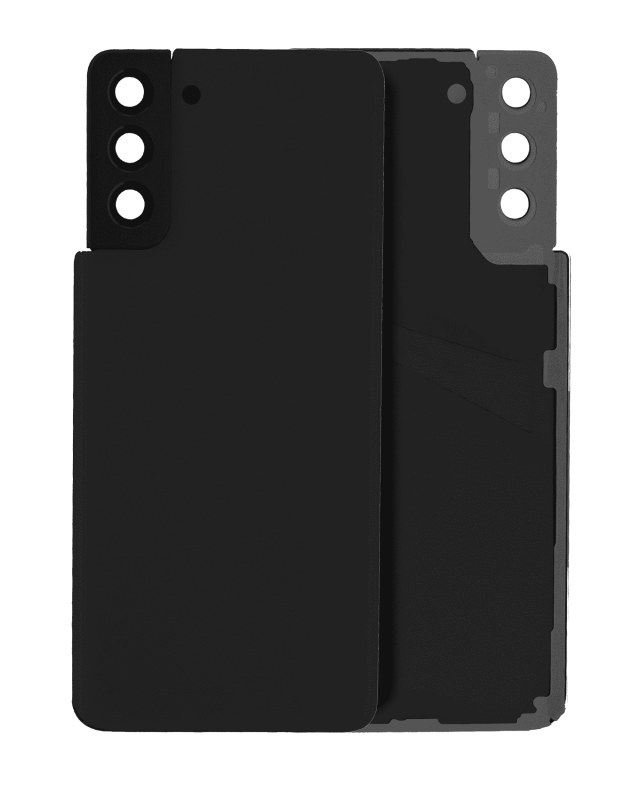 Back Cover Glass With Camera Lens per Samsung Galaxy S21 Plus (Service Pack) (Phantom Nero)