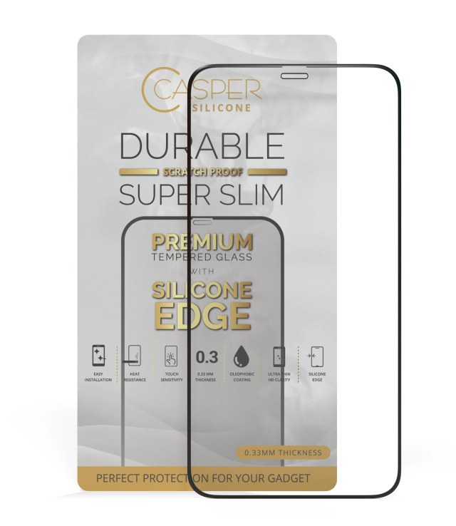 Silicone Vetro temperato per iPhone XS Max / 11 Pro Max (Retail Pack) (Clear)