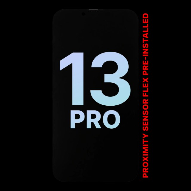 Display OLED completo con Sensore prossimità flat Pre-Installed per iPhone 13 Pro (Service Pack)