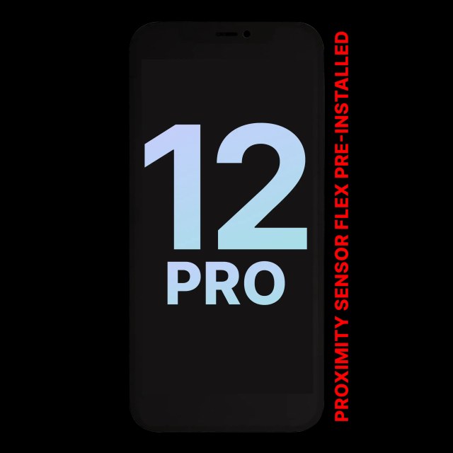 Display OLED completo con Sensore prossimità flat Pre-Installed per iPhone 12 Pro (Service Pack)