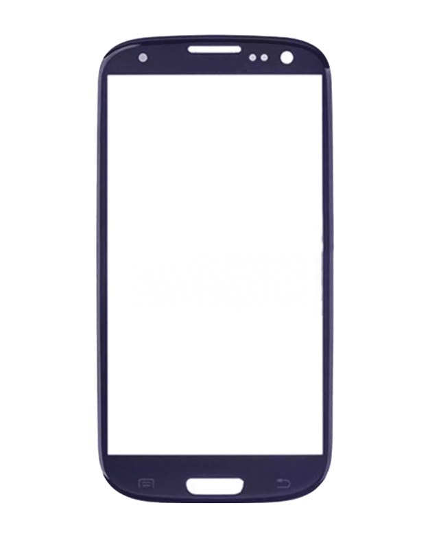 Vetro frontale per Samsung Galaxy S3 (Blu)