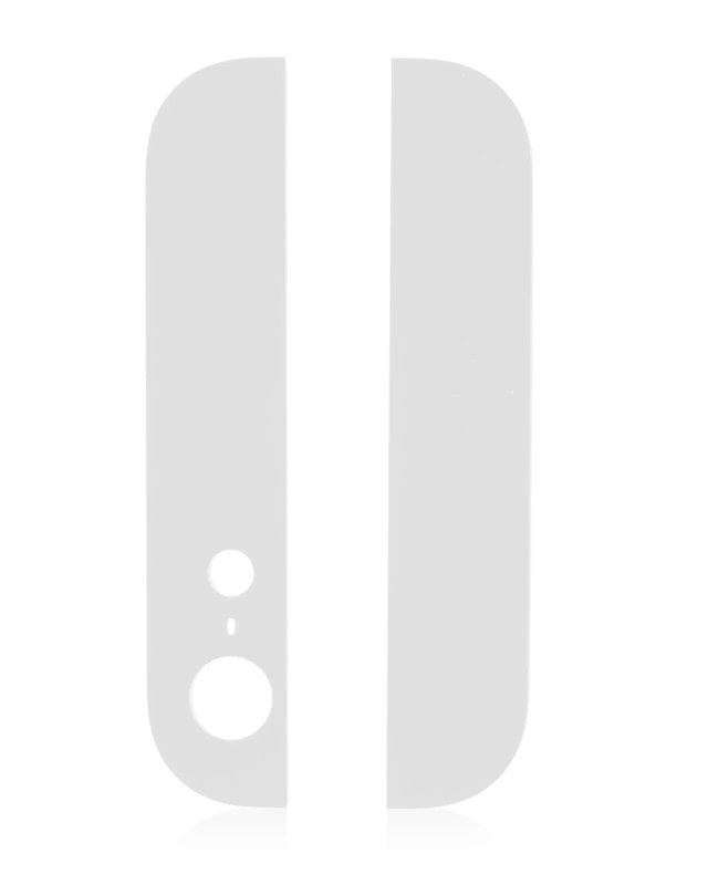Vetro posteriore (UP + Down) per iPhone 5 (Bianco)