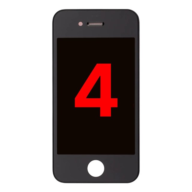 Display LCD completo per iPhone 4 (CDMA) (Nero)