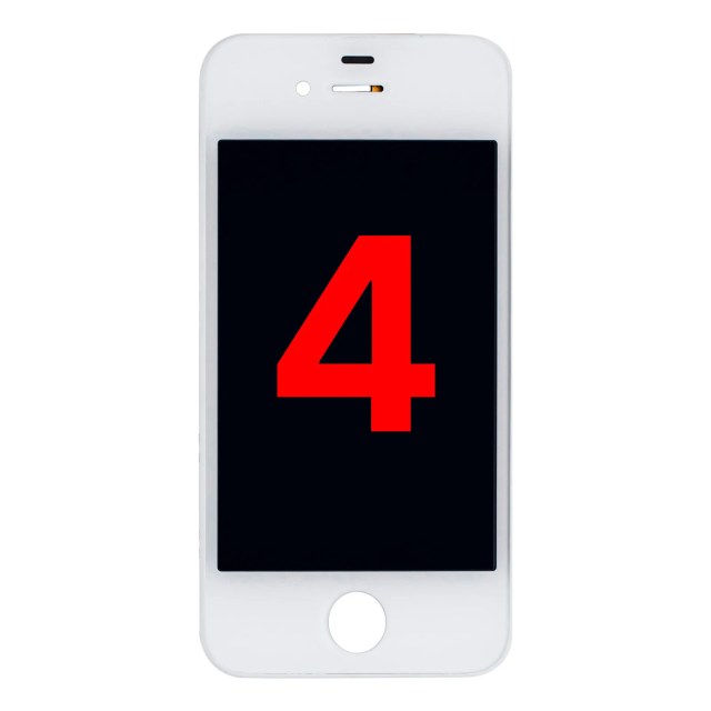 Display LCD completo per iPhone 4 (GSM) (Bianco)