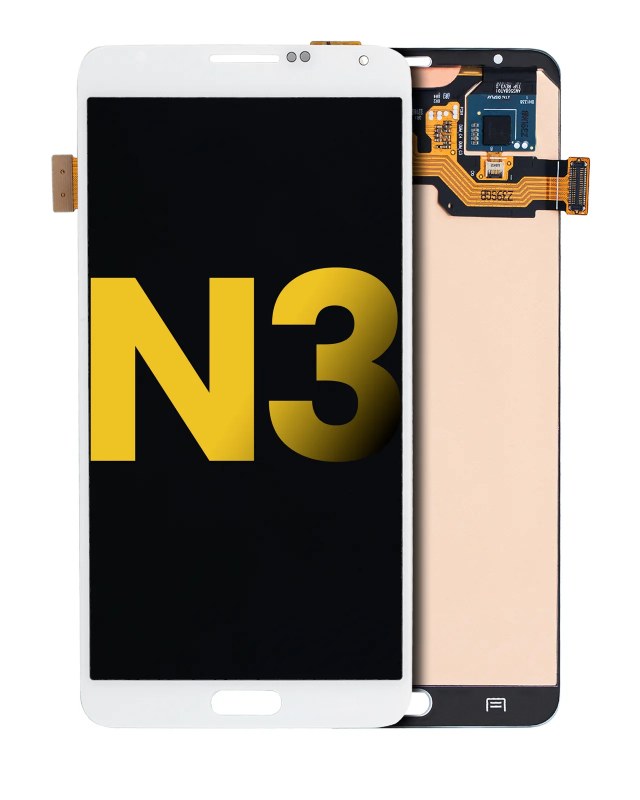 Display OLED completo senza Frame per Samsung Galaxy Note 3 (Refurbished) (All Models) (Bianco)