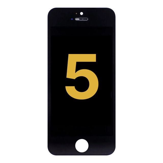 Display LCD completo per iPhone 5 (Refurbished) (Nero)