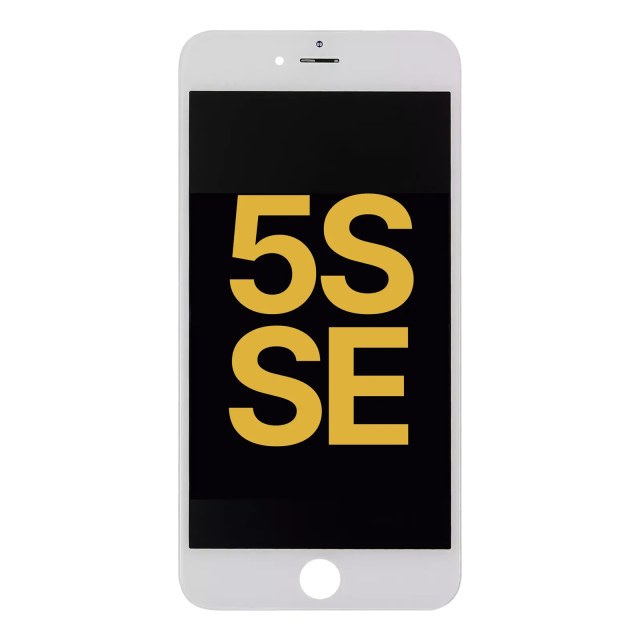Display LCD completo per iPhone 5S / SE (2016) (Refurbished) (Bianco)