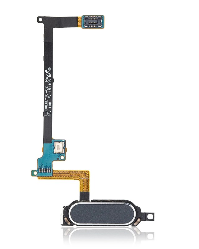 Tasto Home con flat per Samsung Galaxy Note 4 (Nero)
