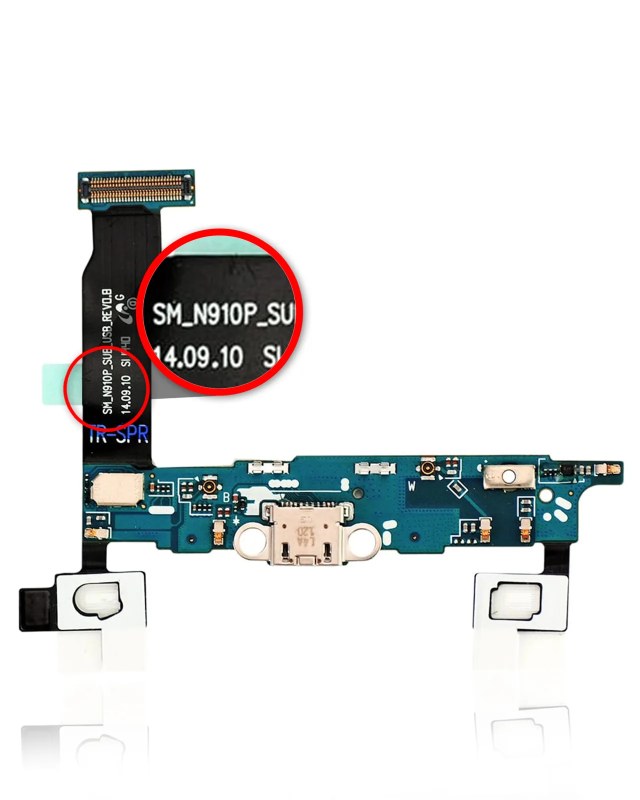 Flat connettore di ricarica per Samsung Galaxy Note 4 (N910P) (Sprint)